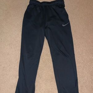 Black Nike Dri Fit Fleece Lined Joggers Size Small